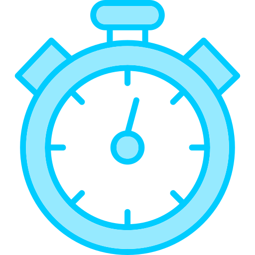 Stopwatch Generic Blue icon