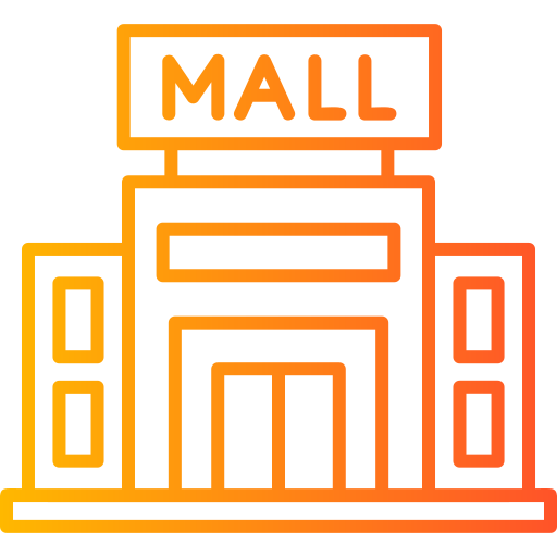 Shopping mall Generic Gradient icon