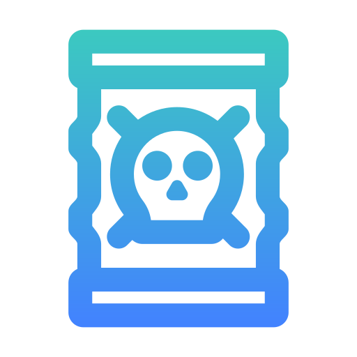 residuos tóxicos icono gratis