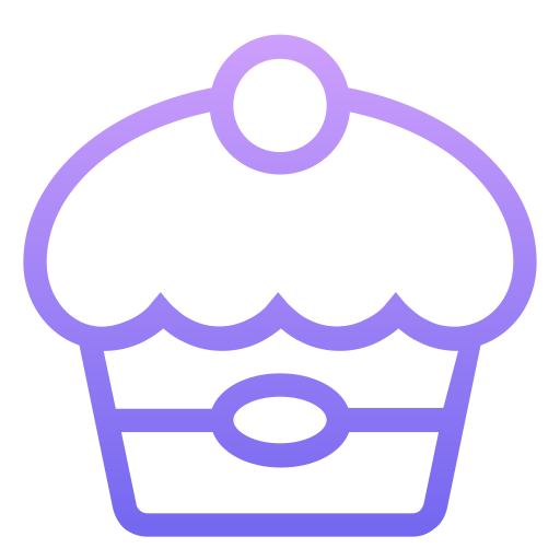 Cupcake Generic Gradient icon