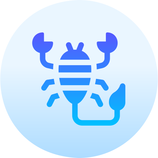 Scorpion Basic Gradient Circular icon