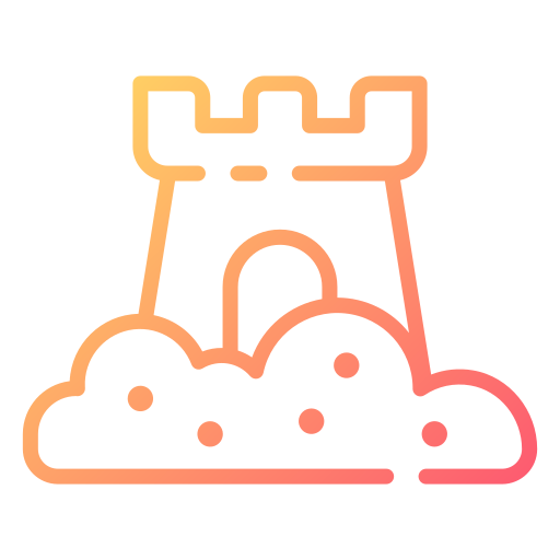 Sand castle free icon