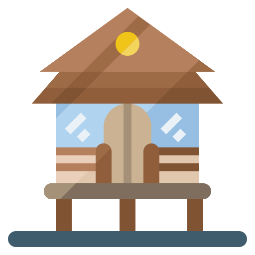 Bungalow free icon