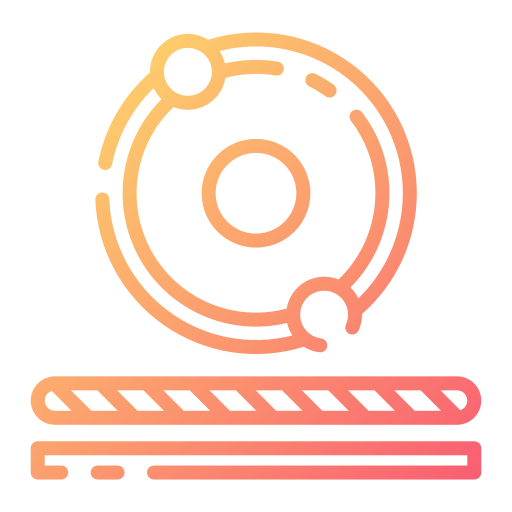 emisión de iones icono gratis