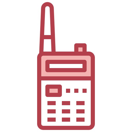 Walkie Talkie Surang Red Icon