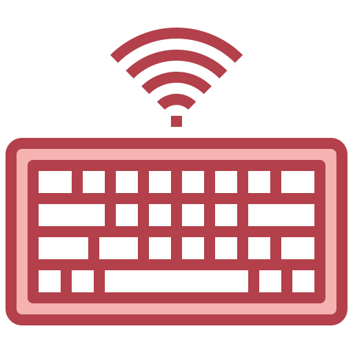 teclado inalambrico icono gratis