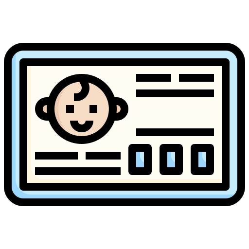 tarjeta de identificación icono gratis