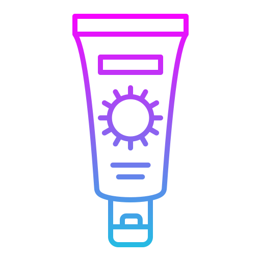 자외선 차단제 무료 아름다움개 아이콘