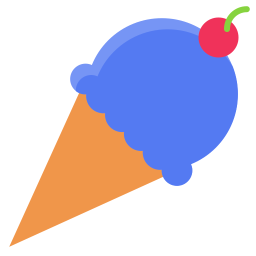 cucurucho de helado icono gratis