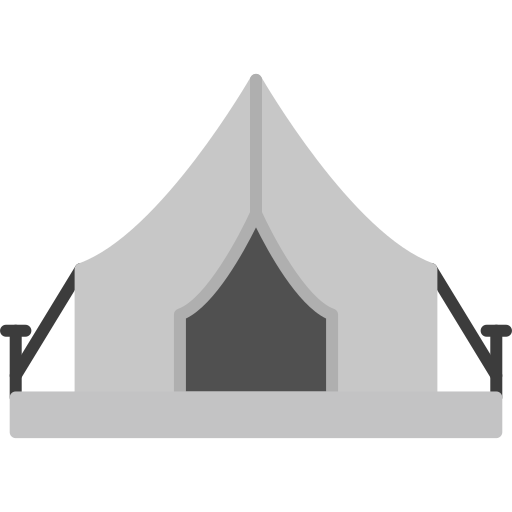 carpa para camping icono gratis