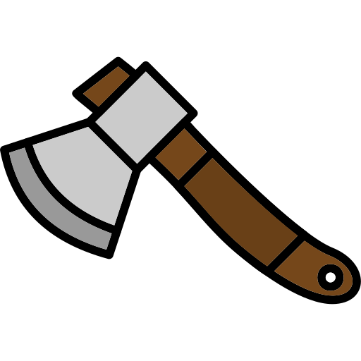 Axe Generic Outline Color icon