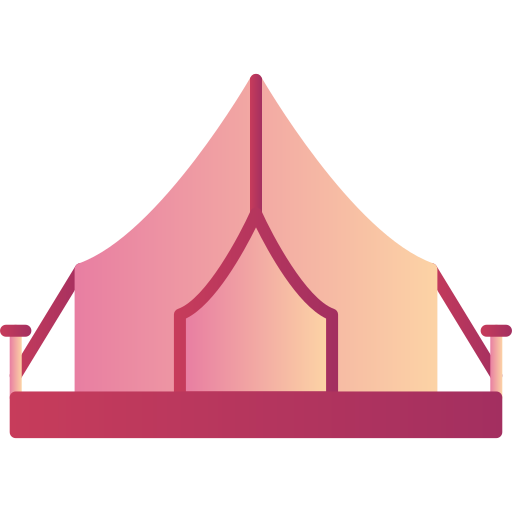 carpa para camping icono gratis