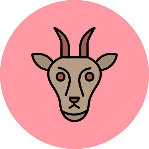 Goat Generic Outline Color Icon