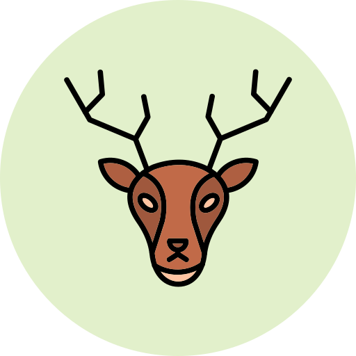 Deer Generic Outline Color icon