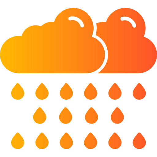 Rain Generic Flat Gradient icon