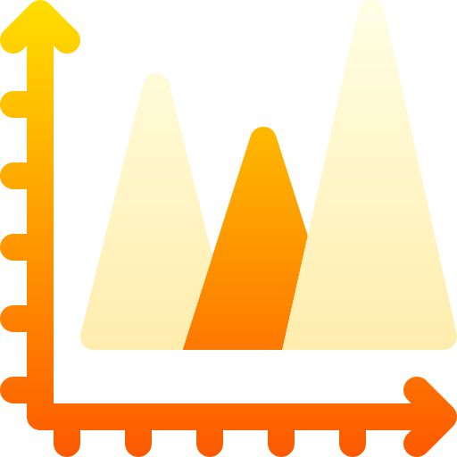 gráfico piramidal icono gratis