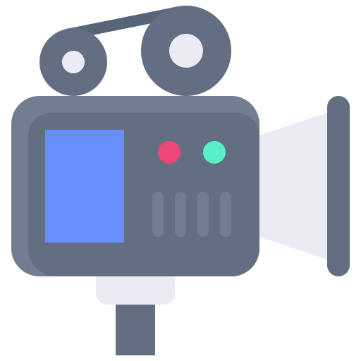 camara de video icono gratis