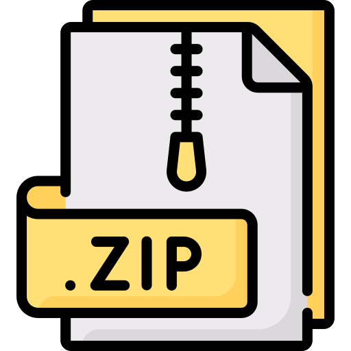 Zip - free icon