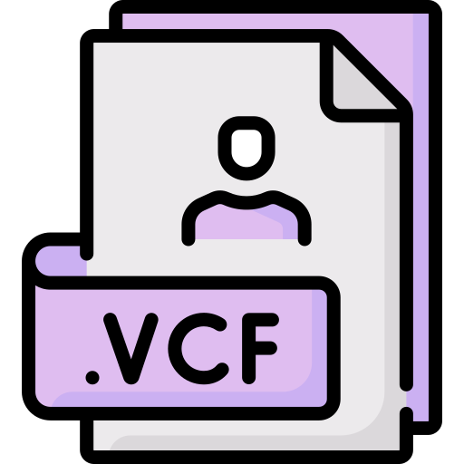 vcf icono gratis