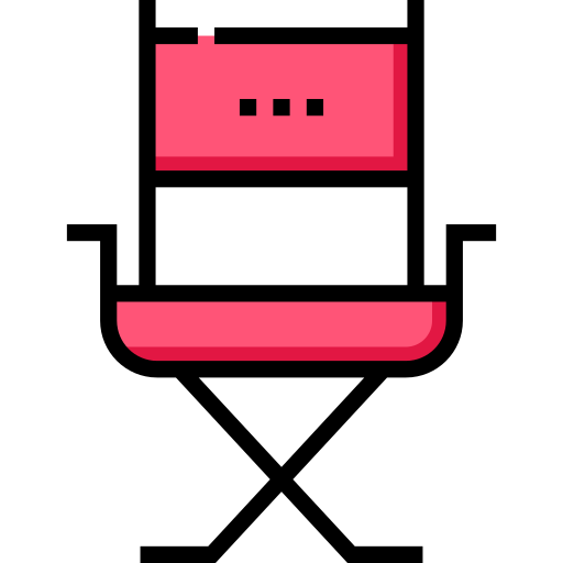 silla de director icono gratis