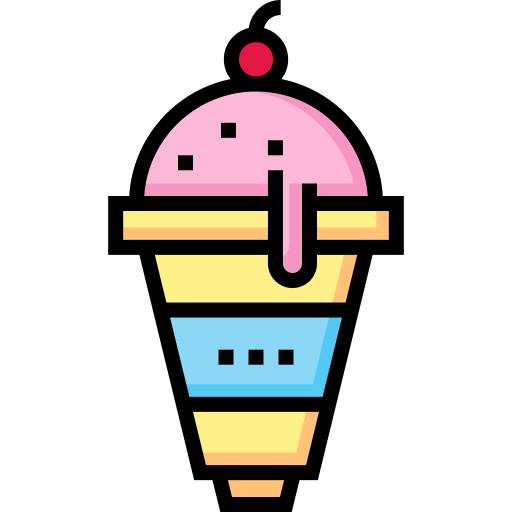 Ice cream Detailed Straight Lineal color icon