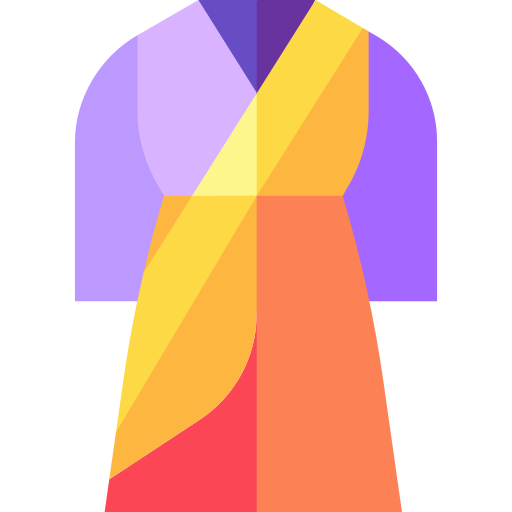 vestido tradicional icono gratis