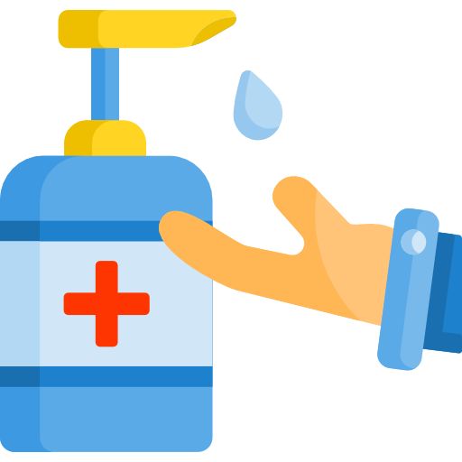 Antiseptic free icon
