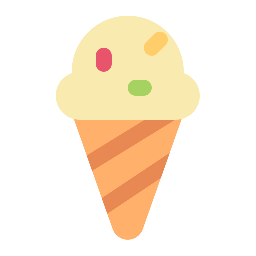 cucurucho de helado icono gratis