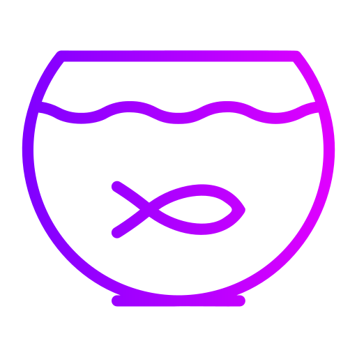 bocal à poissons Icône gratuit