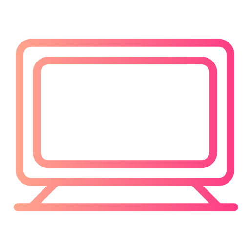 monitor de televisión icono gratis
