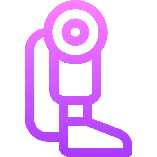 Robotic leg free icon Robotic leg free icon