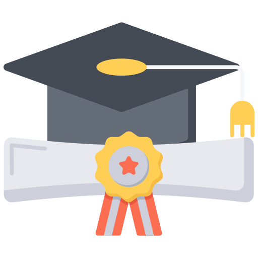 graduación icono gratis