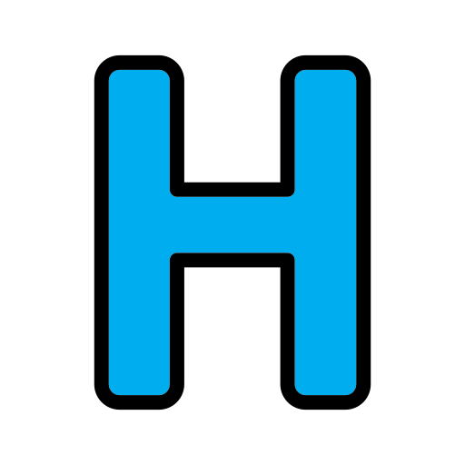 Letter h Generic Outline Color icon