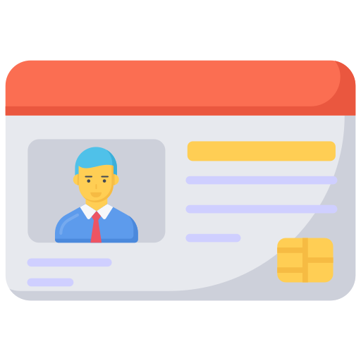 Id card Generic Flat icon