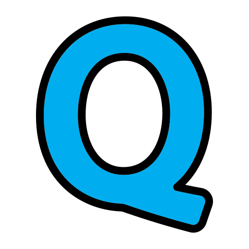 Letter q Generic Outline Color icon