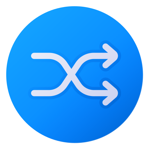 Shuffle free icon