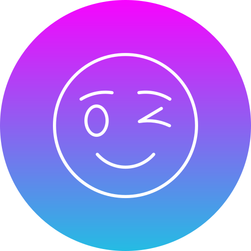 Wink Generic Flat Gradient icon