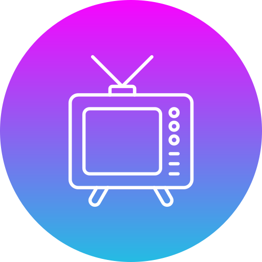 aplicación de tv icono gratis