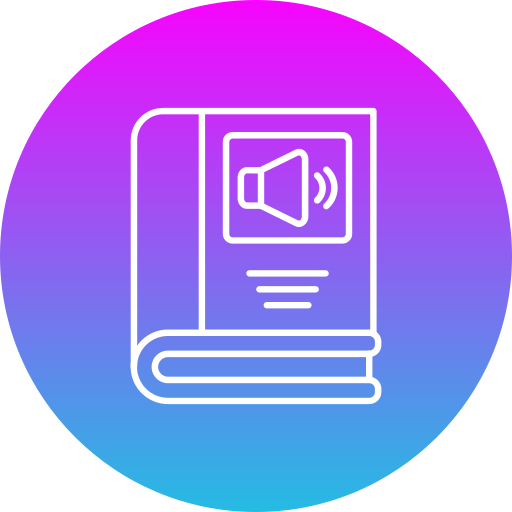Audio book free icon