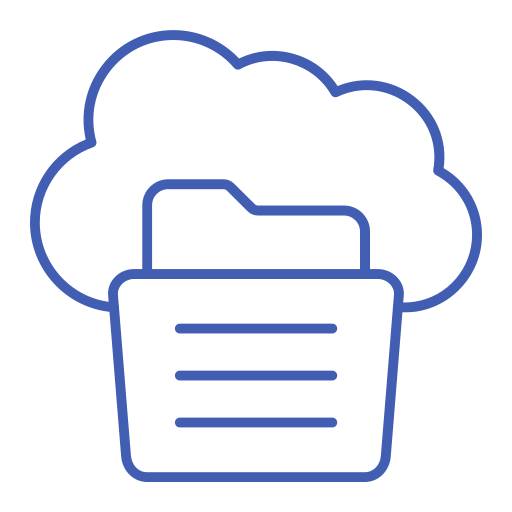 almacenamiento en la nube icono gratis