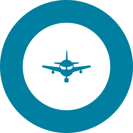 Airplane Generic Blue icon