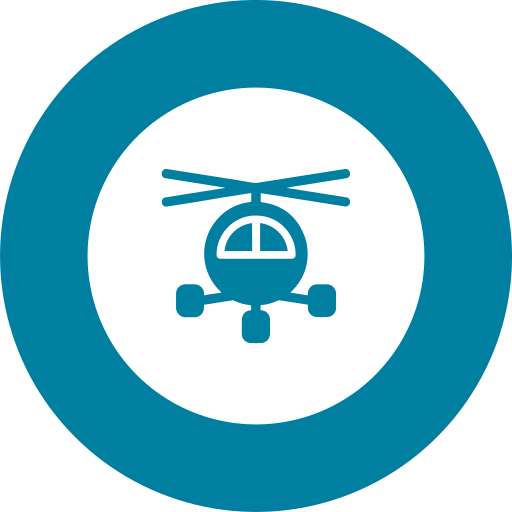 helicóptero grátis ícone