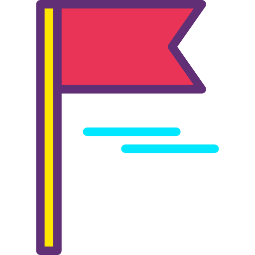 Flag free icon