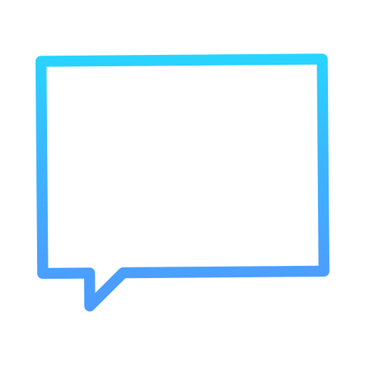 Speech Bubble Generic Gradient Icon