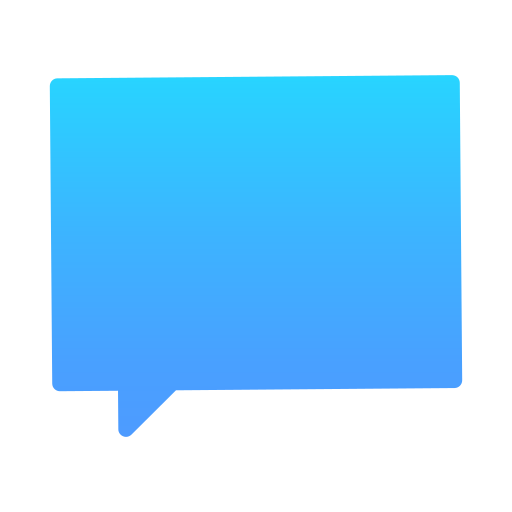 Speech bubble Generic Flat Gradient icon