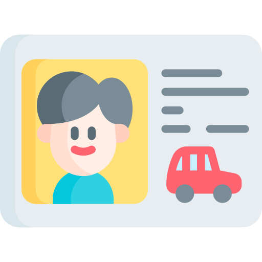 Driving license Special Flat icon