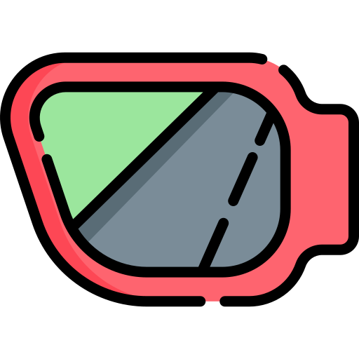 Side mirror Special Lineal color icon