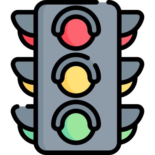 Traffic light Special Lineal color icon