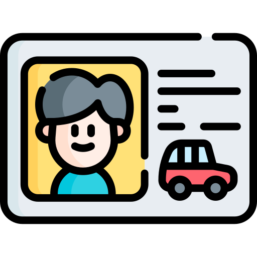 Driving license Special Lineal color icon