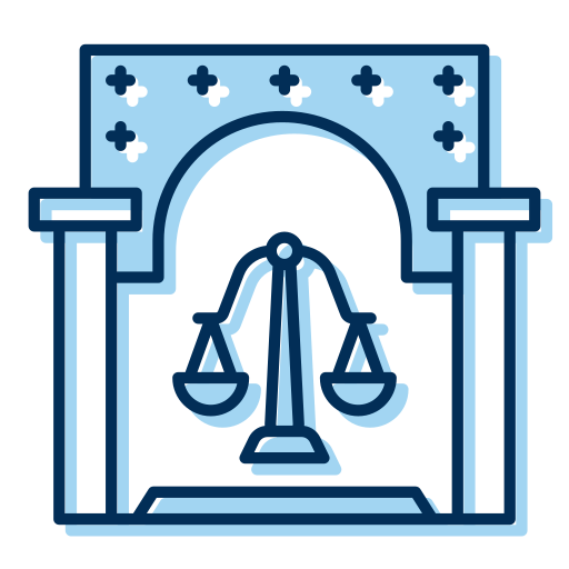 justicia icono gratis